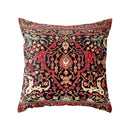 Axyaa Ethnic Style Short Plush Pillow Cover - Chinese Printing Sofa Cushion Cover