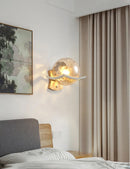 Axyaa Moon Bedside Sconce Wall Lamp - Modern Japanese Design