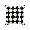 Axyaa Floral Embroidery Geometric Cushion Cover 45x45 for Home Decor