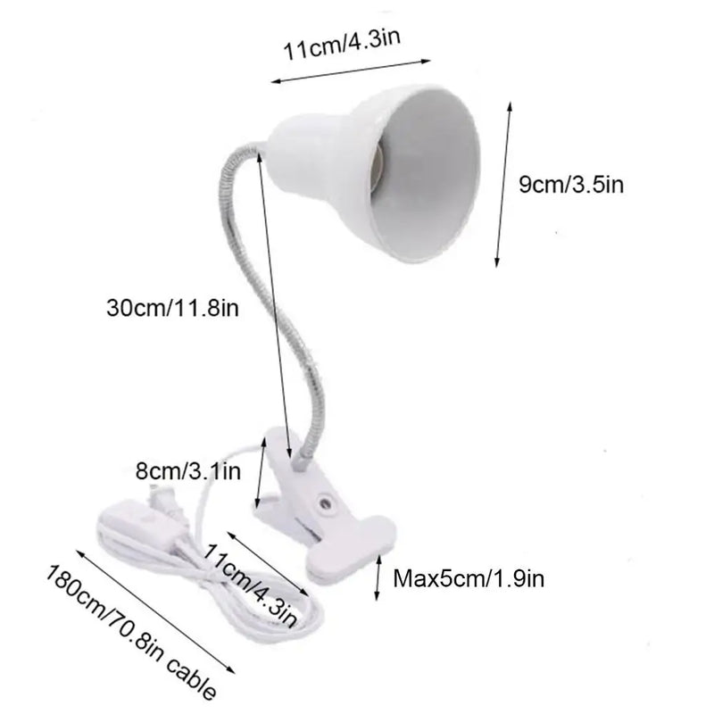 Axyaa Portable Clip-on Lamp for Home Lighting