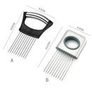 Axyaa Stainless Steel Onion Slicer Tomato Shredder Fruit Cutter Kitchen Gadget