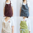 Axya Linen Apron: Japanese & Korean Style, Fashionable & Elegant Art Apron