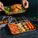 Axyaa Stainless Steel Baking Tray & Cooling Rack Set - Nonstick Oven Pan & Kitchen Bakeware