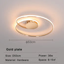 Axyaa Chrome LED Ceiling Lights for Modern Home Décor.