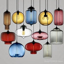 Nordic Glass Pendant Lamp by Axyaa - Stylish Hanging Lighting for Home Decor