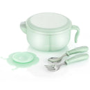 Axyaa Kids Insulation Bowl & Cup Set - Suction Cups, Baby Tableware