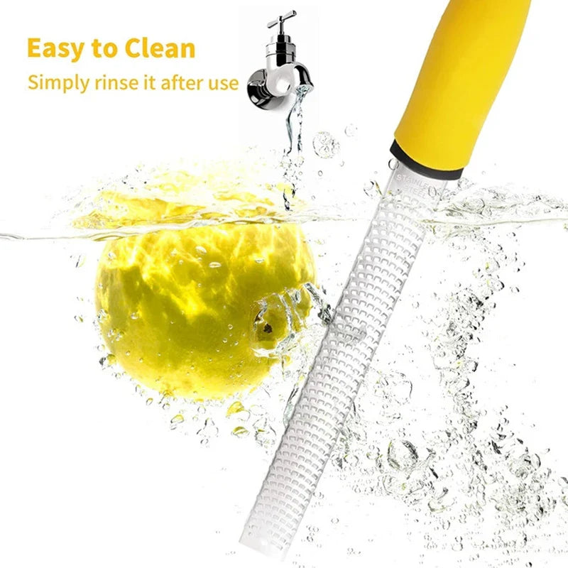Axyaa Stainless Steel Lemon Cheese Grater Fruit Cutter Grinder Kitchen Tool