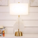 Axyaa Modern Metal Glass Table Lamp E27 Desk LED Night Lights