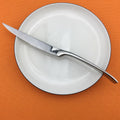 Axyaa Silver 304 Stainless Steel Cutlery Set - Elegant Mirror Finish Dinnerware Steak Fork Knife