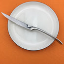 Axyaa Silver 304 Stainless Steel Cutlery Set - Elegant Mirror Finish Dinnerware Steak Fork Knife