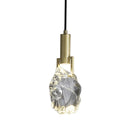 Axya Crystal Pendant Light: Bedroom & Bar Table Lamp