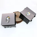 Axyaa Square LED Stair Light - 3W Recessed Aluminum Corner Footlight