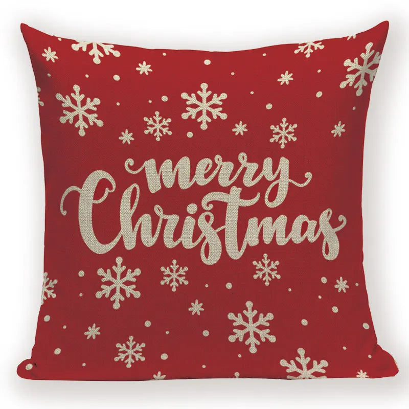 Axyaa Christmas Bed Linen Pillowcase Set for Home Decor and Gifts