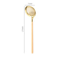 Axyaa Stainless Steel Cooking Utensils Set with Wooden Handle