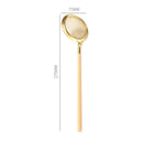Axyaa Stainless Steel Cooking Utensils Set with Wooden Handle