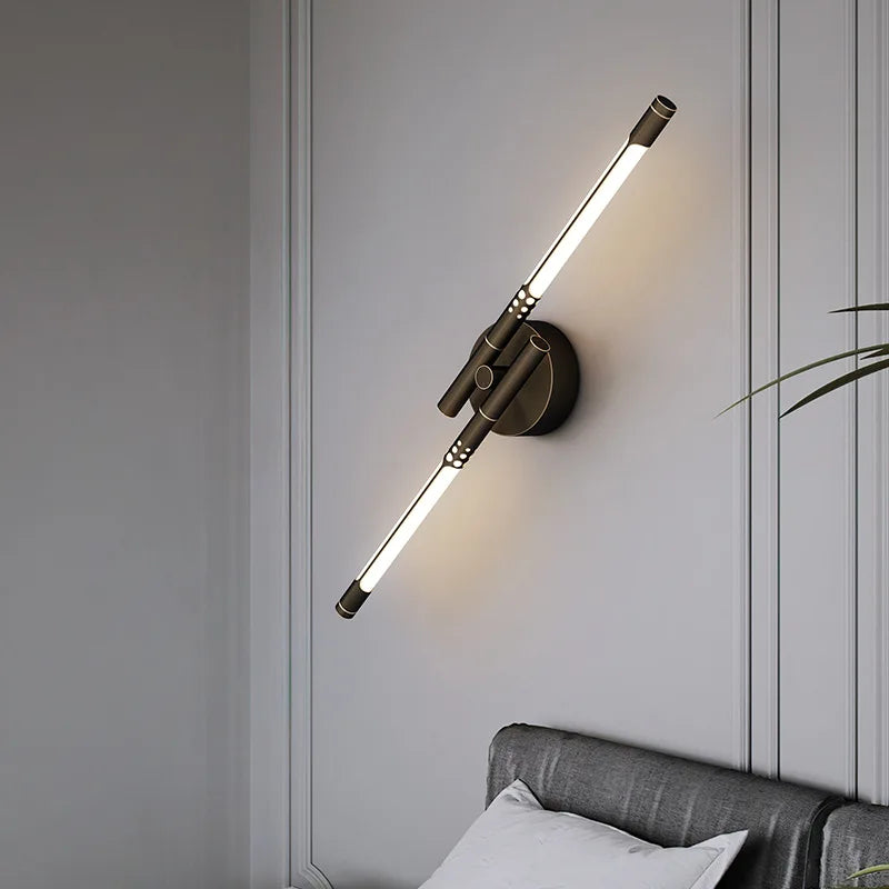 Axya Modern LED Copper Wall Lamp for Home Decoration