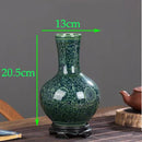 Axyaa Blue White Porcelain Antique Ceramic Vase Home Table Decor Pot Craft