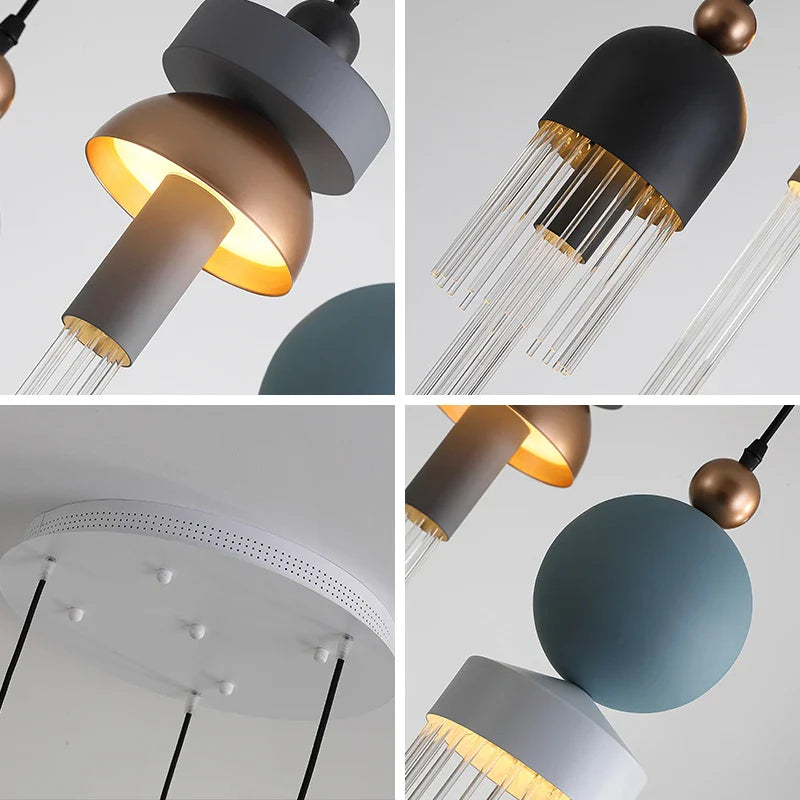 Axya Macaron Pendant Light for Scandinavian Restaurant and Small Cafe Decor