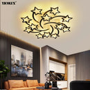 Axya LED Chandelier Lights Remote Control Modern Acrylic Home Lighting