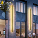 Axyaa Gold LED Wall Sconce: Waterproof Dimmable Outdoor Light