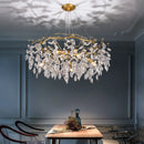 Axyaa Luxury Crystal Chandelier for Home Décor & Lighting