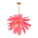 Axyaa Nordic Leaf LED Chandelier for Modern Living Spaces