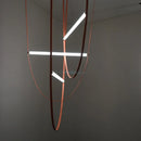 Axya Glass Tube Pendant Light for Living Room, Restaurant, and Stairwell