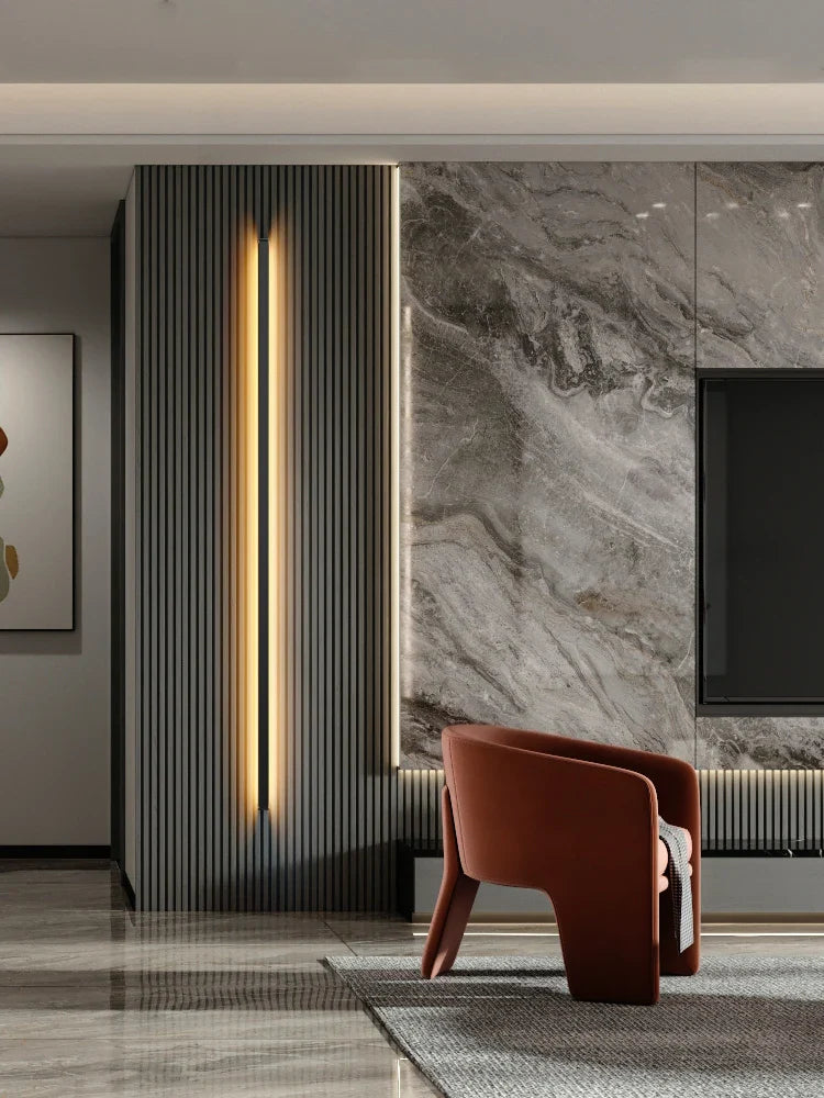 Axyaa Minimalist Grille Wall Lamp LED Lights Modern Bedroom Decor