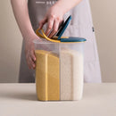 Axyaa Plastic Food Storage Container Set with Hermetic Lid