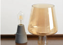 Nordic Glass Concrete Table Light by Axyaa - Creative Metal Lamp with E27 Fixture