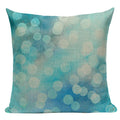 Axyaa Geometric Cushion Cover: Green Pink Diamond Design for Home, Bedroom, and Car