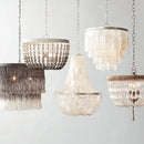 Axyaa Murano Shell Chandelier for Bedroom Foyer Living Room Kitchen Dining Area