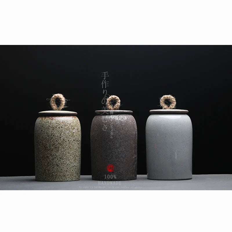 Axya Ceramic Tea & Kitchen Storage Canisters for Home Decor & Organization