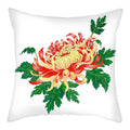 Axyaa Spring Flower Plant Decor Cushion Cover for Home Sofa