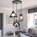 Axyaa Industrial Vintage Pendant Light Modern LED Ceiling Chandelier