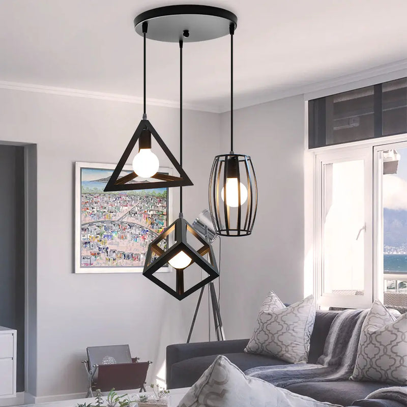 Axya Vintage LED Pendant Light for Modern Home Kitchen Chandelier Fixture