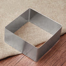 Axyaa Stainless Steel Tiramisu Mousse Cake Mold Kitchen Baking Tools
