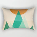 Axyaa Velvet Lumbar Pillow Cover for Sofa and Bedroom