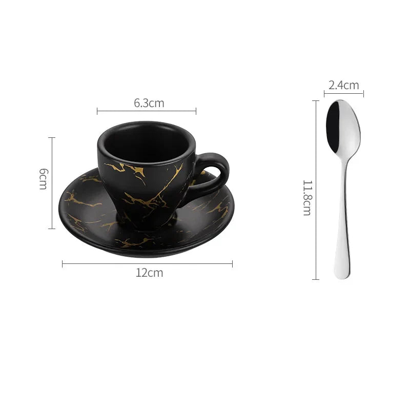 Axya Ceramic Coffee Cup Set for Restaurant & Hotel Service