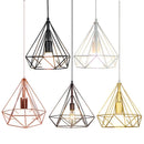 Axyaa Industrial Loft Cage Pendant Light Fixture for Home Kitchen Living Room