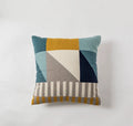 Axyaa Abstract Geometric Cotton Embroidery Cushion Cover Home Decor