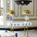 Axyaa Crystal Table Lamps Colorful, Elegant Hotel Room Lighting