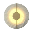 Axyaa Circular Marble Decor Lamp for Luxury Living Spaces