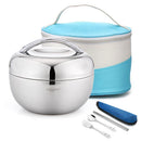Axyaa Double Wall Vacuum Thermal Lunch Box: Stainless Steel, Insulated, Bento Container