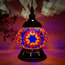 Axyaa Hand-inlaid Glass Mosaic Turkish Night Lamp for Bedroom Living Room