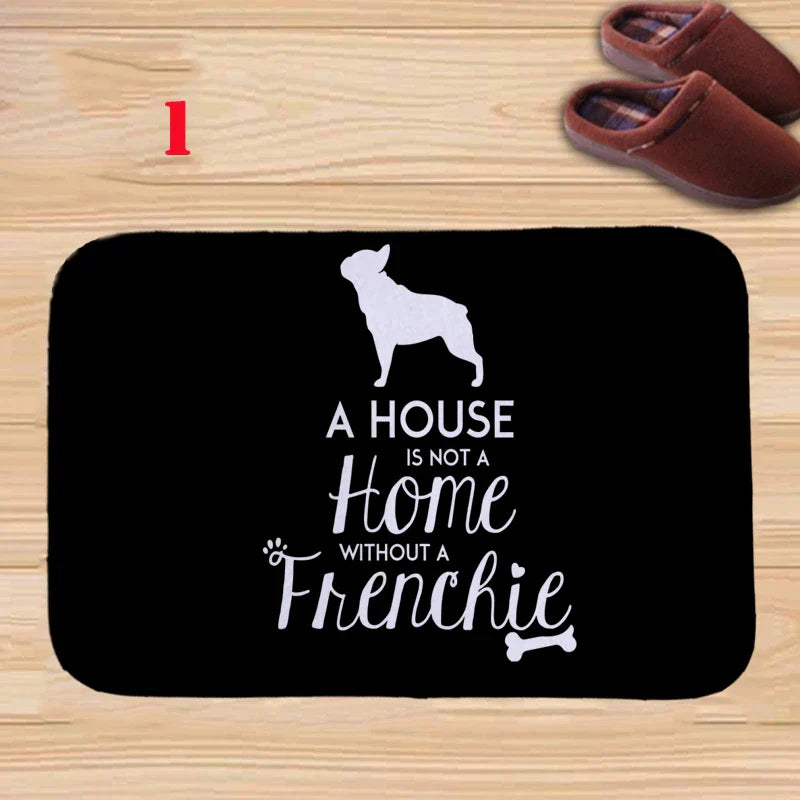 Axyaa Charming Cats Memory Foam Bath Mat - Anti-slip Coral Personalized Doormat
