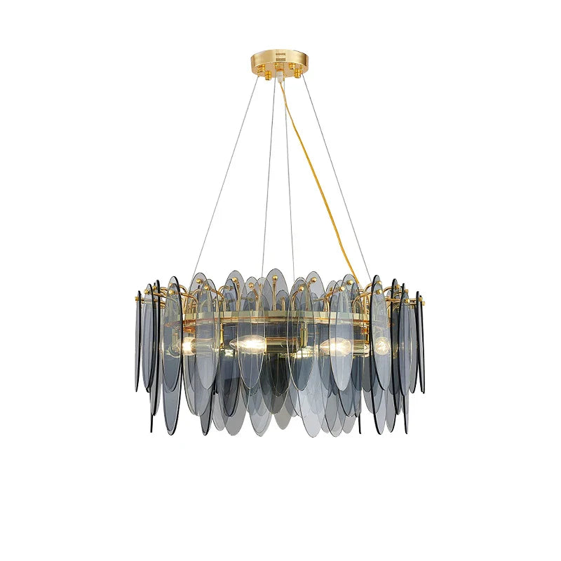 Luxury Glass Chandelier Light for Living Room & Bedroom by Axya.