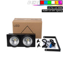 Axyaa High Power 200W LED COB Blinder 2 Eyes - Cool Warm/ RGBWA+UV - Stage Theater Uplight
