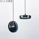 Nordic Glass Pendant Lights for Restaurant Bedroom Bar Cafe by Axyaa