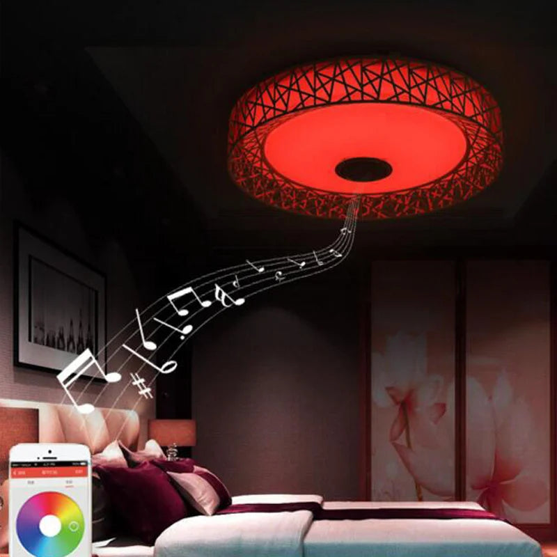 Axya 36W Bluetooth Speaker LED Ceiling Light with Remote Control